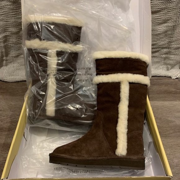 Michael Kors Suede Winter Tall Boots II Like Uggs - Picture 3 of 5